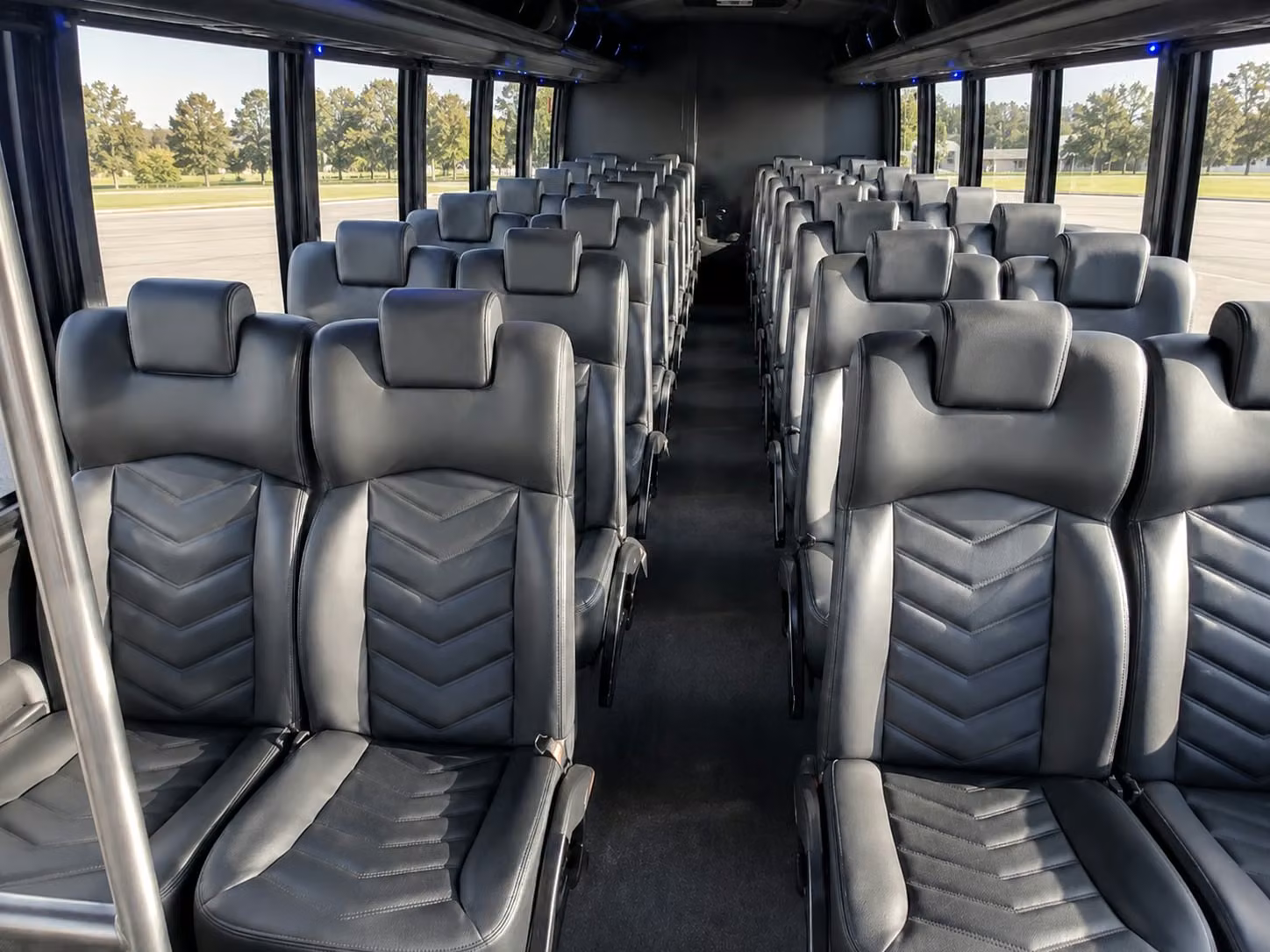 15 passenger minibus inside