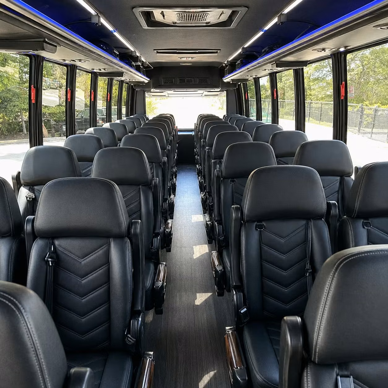 30 passenger minibus interior