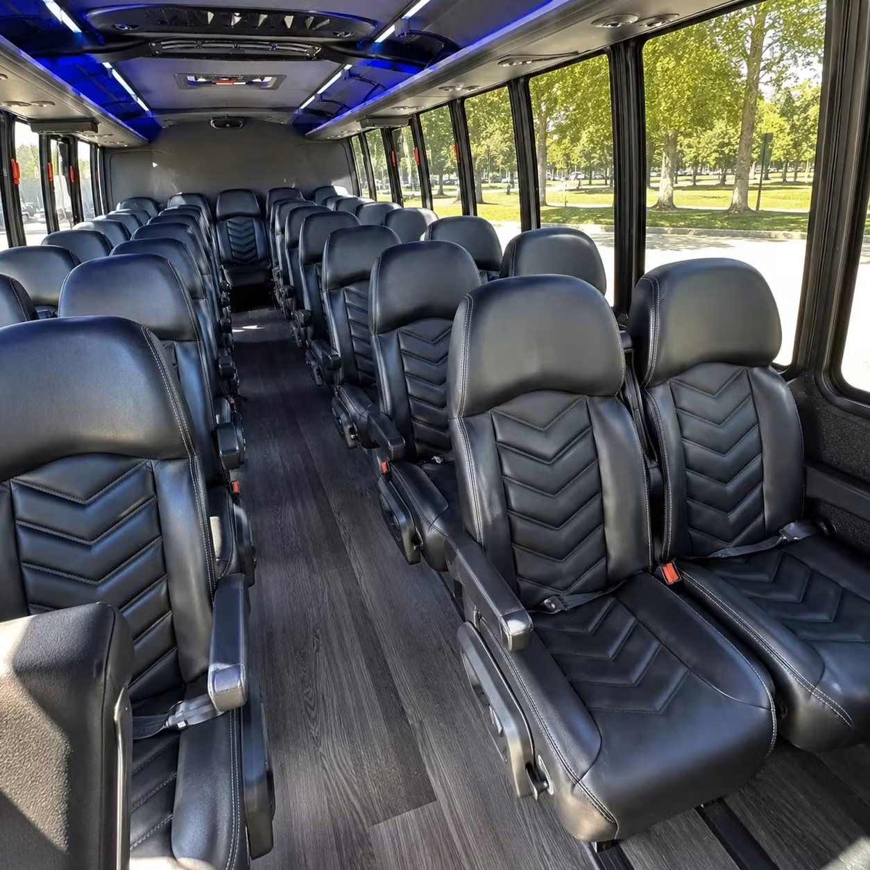 35 passenger minibus interior