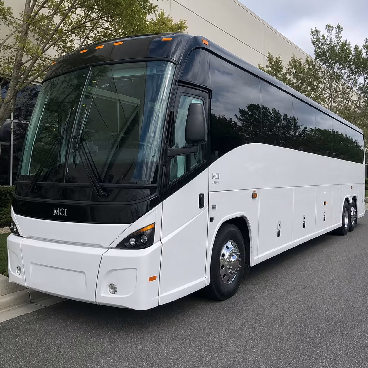 charter buses for naval station newport personnel moving through warwick
