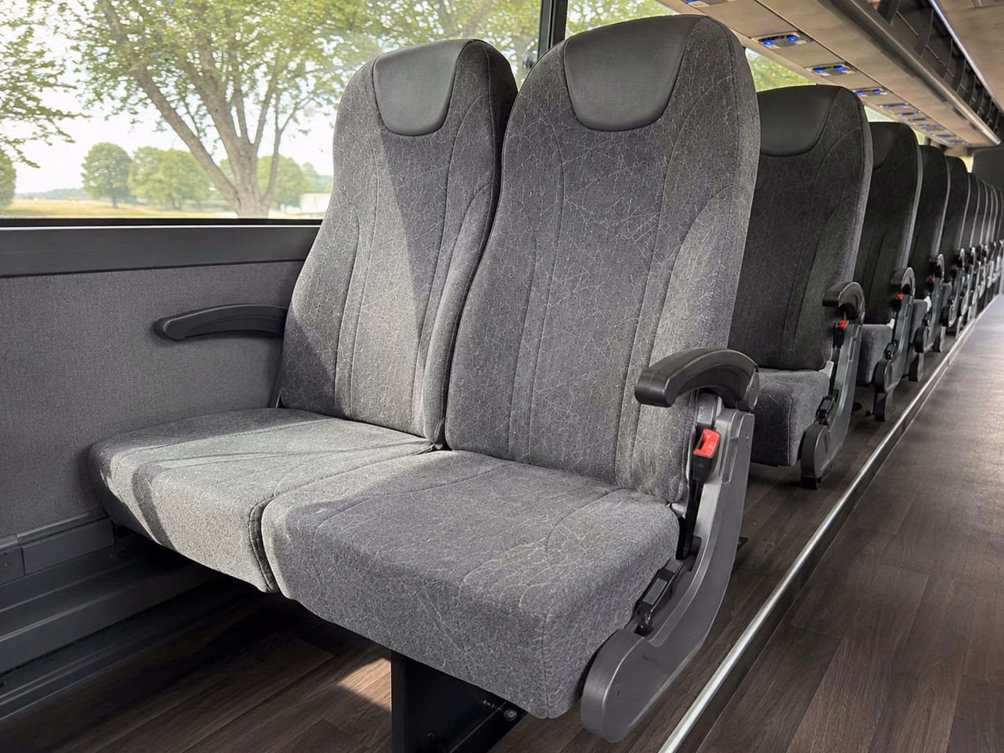 warwick charter bus rental inside
